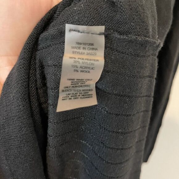 Soft Surrounding Black Turtle Neck Long Sleeve - Picture 4 of 4